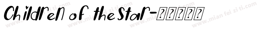 Children of theStar字体转换